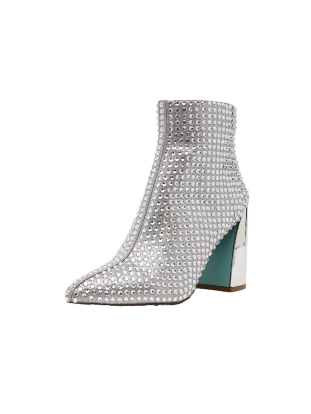 Betsey Johnson Colby Women's Boots Silver 9M